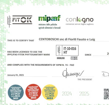 Segheria, imballaggi, pallets. Perugia - Umbria